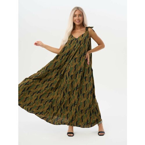 Платье YolKa_Dress, размер Единый, хаки