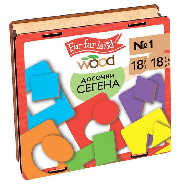 Лото "Досочки Сегена" № 1 (18 карт. 18 эл) Far far land Wood