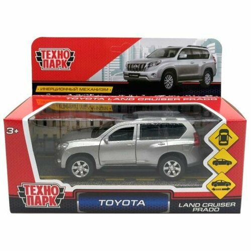 Машина металл TOYOTA PRADO 12см, открыв. двери, инерц incar maximum для toyota lc prado 120