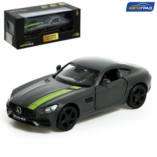 Машина металлическая MERCEDES-AMG GT S, 1:32, инерция, цвет матовый серый машина металлическая mercedes amg gt s 1 64 цвет жёлтый