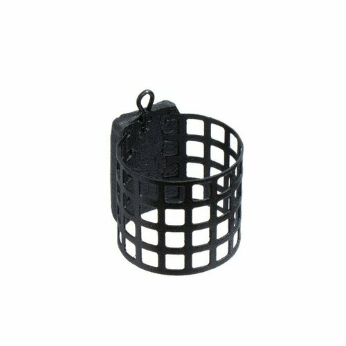 фото Груз-кормушка металлическая x-feeder me submarine m perfo, цвет matt black, 50 г, 28 мл