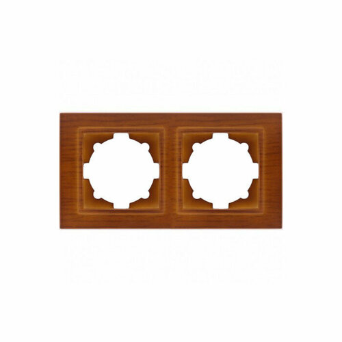 Рамка на 2 поста Zena вишня 500-012800-226