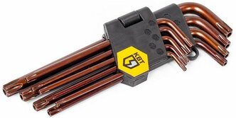 Набор ключей TORX, серия "КВТ-PROFESSIONAL", 9 штук КТ-9-S2 (КВТ) 82178