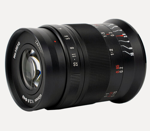 Изображение товара Объектив 7Artisans 60mm f/2.8 II Macro Sony E, макрообъектив, черный