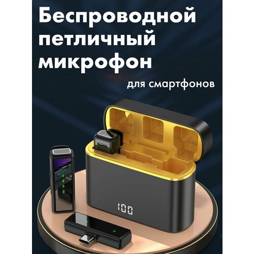 Микрофон петличный беспроводной J88 2шт с шумоподавлением Lightning 215000₽