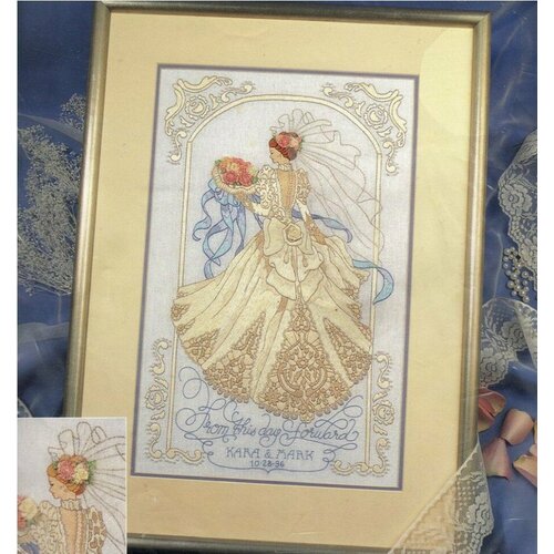 Betrothed in Beauty #41189 Bucilla Набор для вышивания 25.4 x 40.6 см Гладь