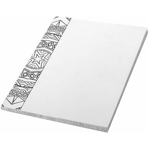 Блокнот А5 Doodle Colour Therapy, белый/черный блокнот формата a5 в европейском ретро стиле с цветными страницами персонализированный креативный блокнот из крафт бумаги для иллюстрации