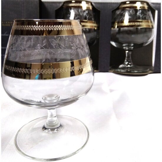 Набор бокалов для бренди Glasstar Камелия-3 250мл 6шт (TN26_1740_3)