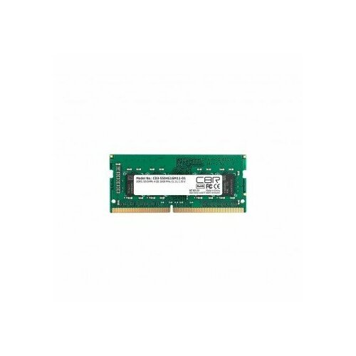 Cbr Модуль памяти DDR3 SODIMM 4GB CD3-SS04G16M11-01 PC3-12800, 1600MHz, CL11, 1.35V