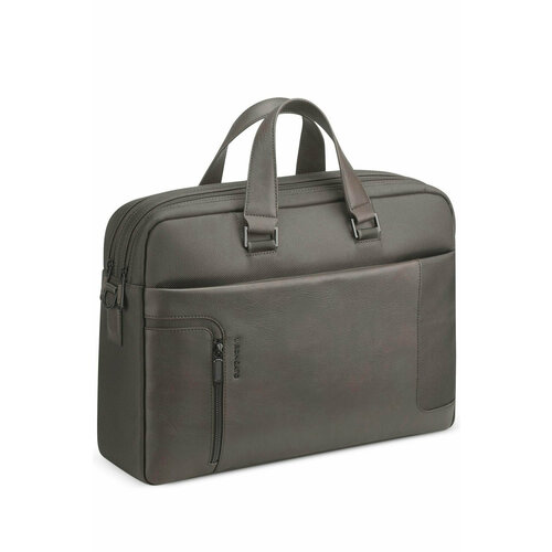 waterproof laptop briefcase waxed canvas genuine leather laptop bag coffee Сумка для ноутбука Roncato 400902 Panama Laptop Briefcase *45 Fossil