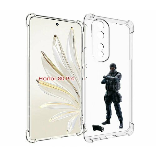 Чехол MyPads Tom-Clancy's-Rainbow-Six-1 для Honor 80 Pro задняя-панель-накладка-бампер чехол mypads tom clancy s rainbow six 1 для honor play 30 plus задняя панель накладка бампер