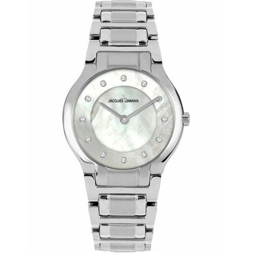 Наручные часы Passion 1-2167B, белый, серебряный JACQUES LEMANS. Цвет: белый/серебристый