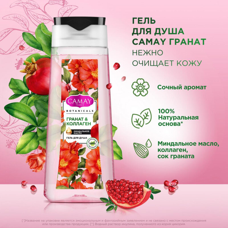 Подарочный набор Camay Pomegranate (гель для душа + мыло)