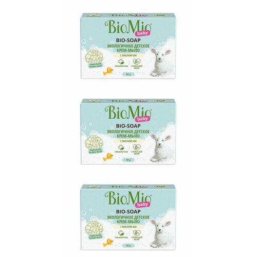 BioMio Мыло детское Baby натуральное 90 г 3 шт 895₽