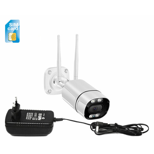HDcom SE248-3MP-4G (EU) (U58206LU) - IP-камера для улицы с СИМ картой. 4G камера видеонаблюдения с записью в облако Amazon и датчиком движения.