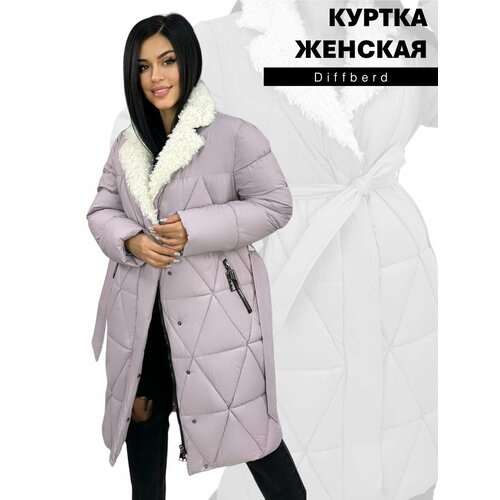 фото Куртка diffberd, размер 50, фиолетовый