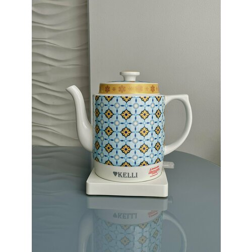 Чайник Kelli KL-1467 Объём 18л Мощность 2400Вт Орнамент 383000₽