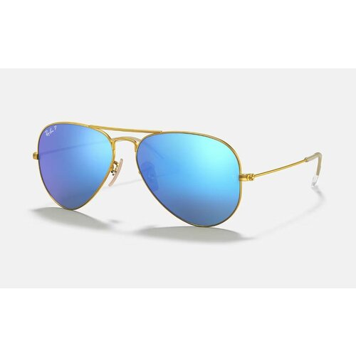 Солнцезащитные очки Ray-Ban RB3025-112/4L/58-14, золотой, голубой