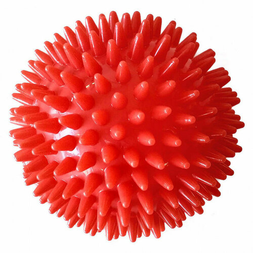 Мяч массажный C28759 (красный) твердый ПВХ 9см. мяч массажный 9см в ассортименте