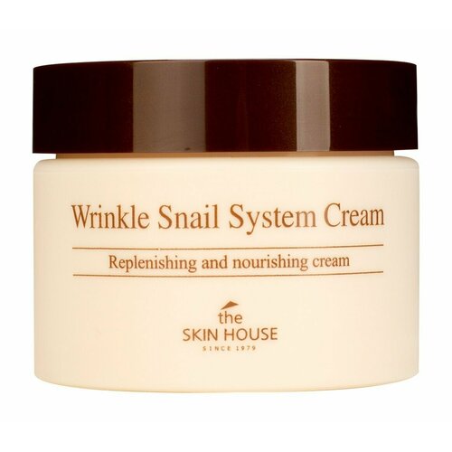 Антивозрастной крем для лица на основе муцина улитки 50 мл The Skin House Wrinkle Snail System Cream