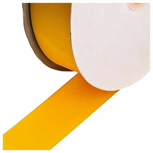 Лента атласная золото ширина 38 см длина 914 м 2545₽