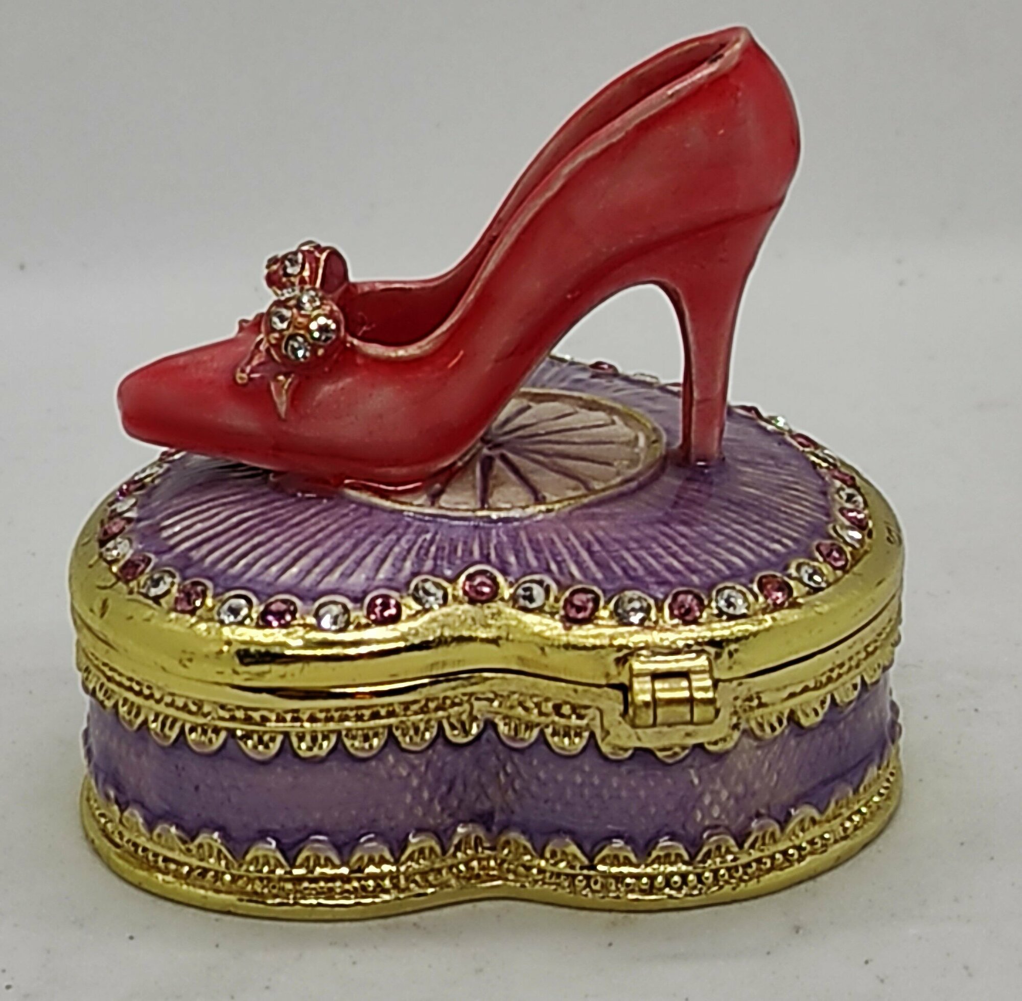 Шкатулка Фаберже " туфелька" — фото 1