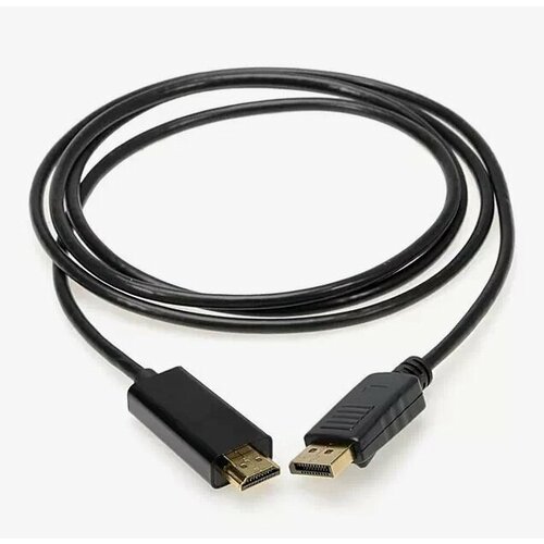 Кабель DisplayPort-HDMI 1,8 метра, черный