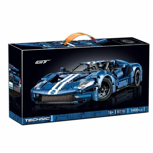 фото Конструктор king ford gt 1466, пластик, синий, 1466 элементов, 14 +