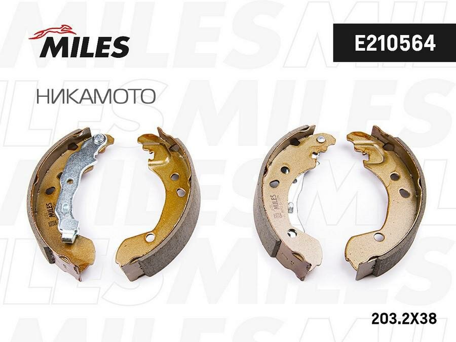 MILES E210564 Колодки торм. бар. NISSAN MICRA 03-/NOTE 06-/RENAULT CLIO 05-/MODUS 04-