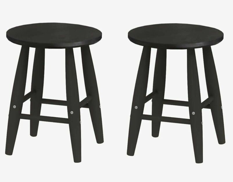 фото Табурет массив круглая крышка , комплект 2 шт , цвет Венге, 31.5х47х31.5 (ШхВхГ)