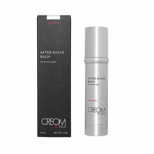 Бальзам для мужчин после бритья CREOM After Shave Balm 50 мл уход за кожей для мужчин creom очищающий крем скраб для лица exfoliating cleanser for men