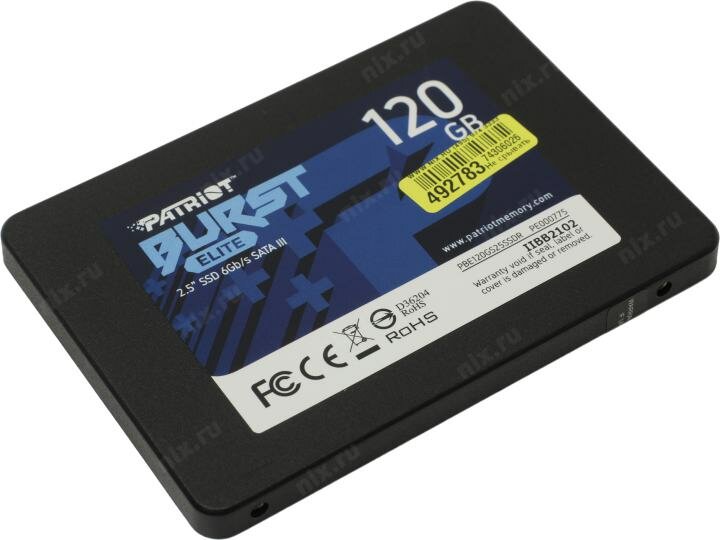 SSD накопитель PATRIOT Burst Elite 120ГБ, 2.5", SATA III - фото №20