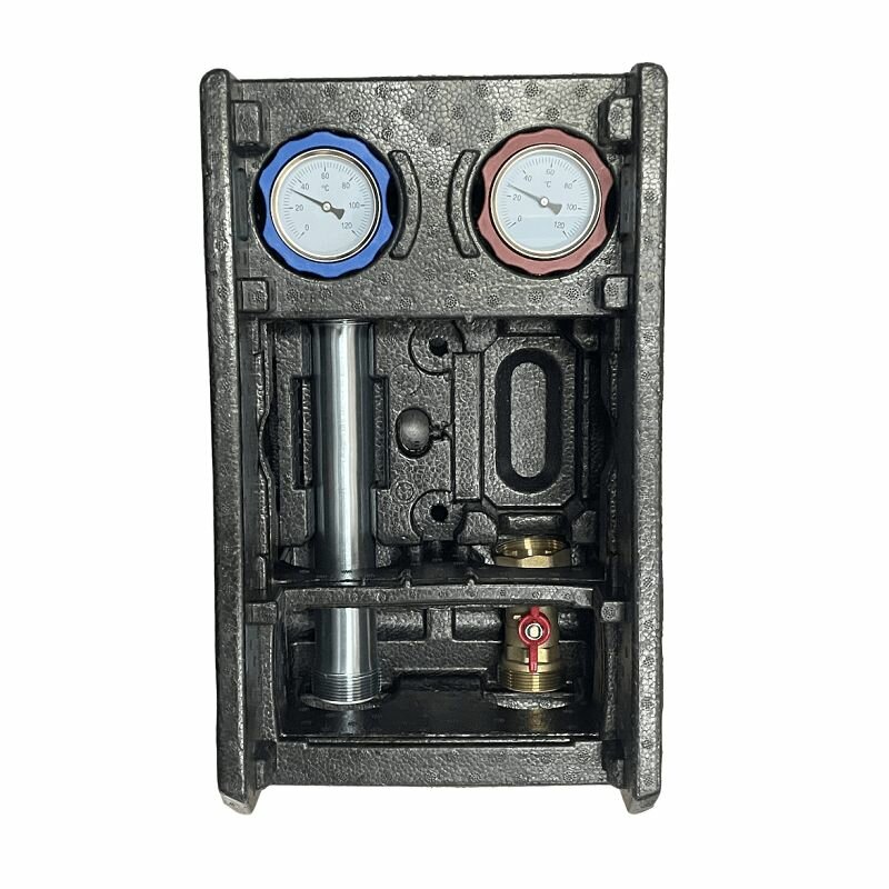 Насосный коллектор TIM NG-UK0101 без насоса, 1х1/4", проходной, нержавеющая сталь, 45 см