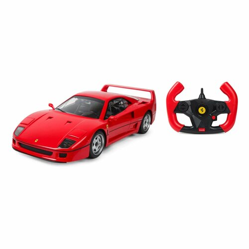 Машина Rastar РУ 1:14 Ferrari F40 Красная 78700 радиоуправляемая машина mjx ferrari enzo 1 14 8502