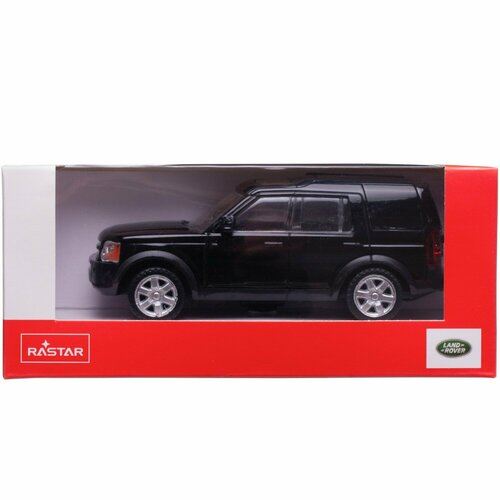 Машина металлическая 1:43 Land Rover, цвет черный rastar land rover defender 78500b 1 24 13 1 см черный