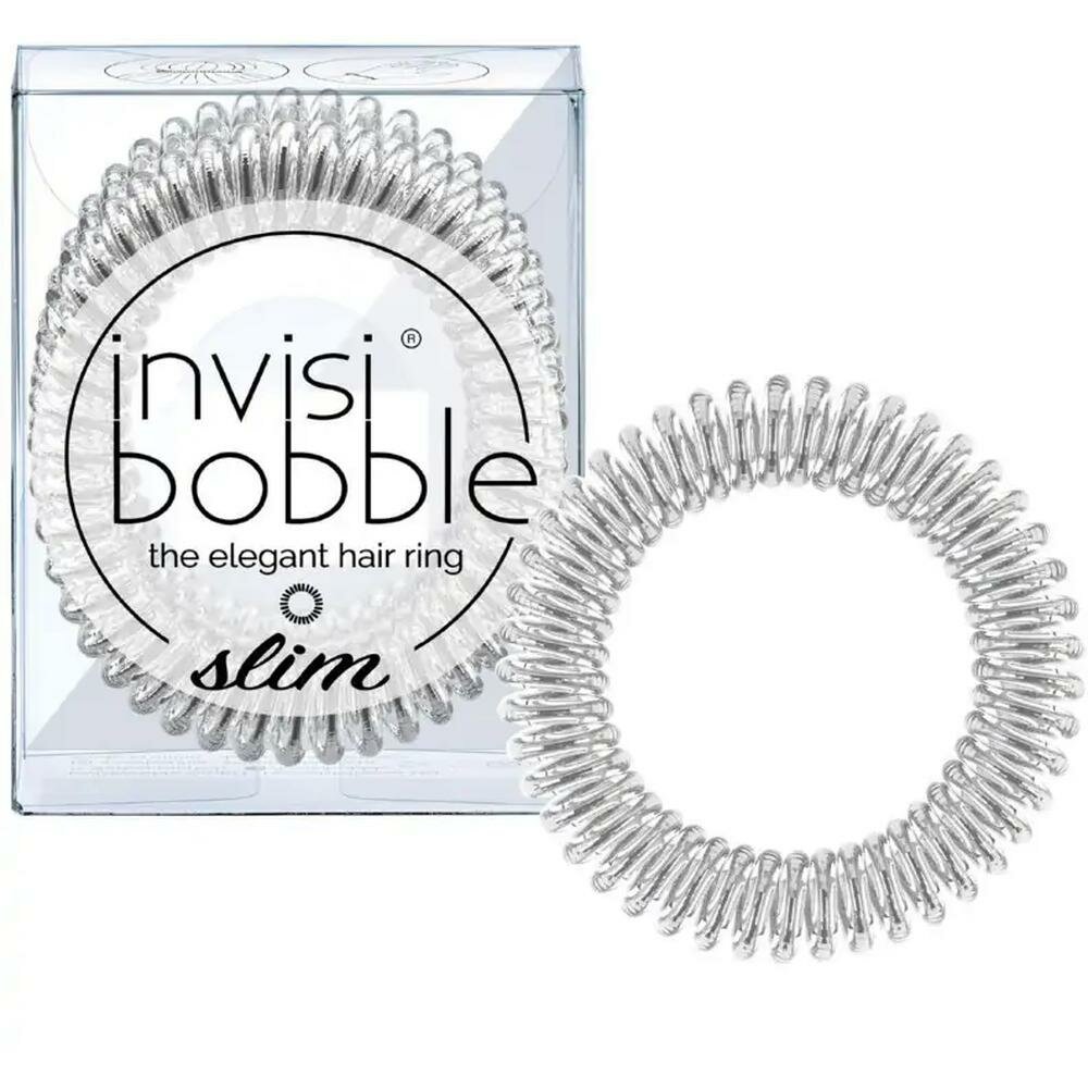 Invisibobble Резинка-браслет для волос Chrome Sweet Chrome мерцающий серебряный (Invisibobble, ) - фото №1