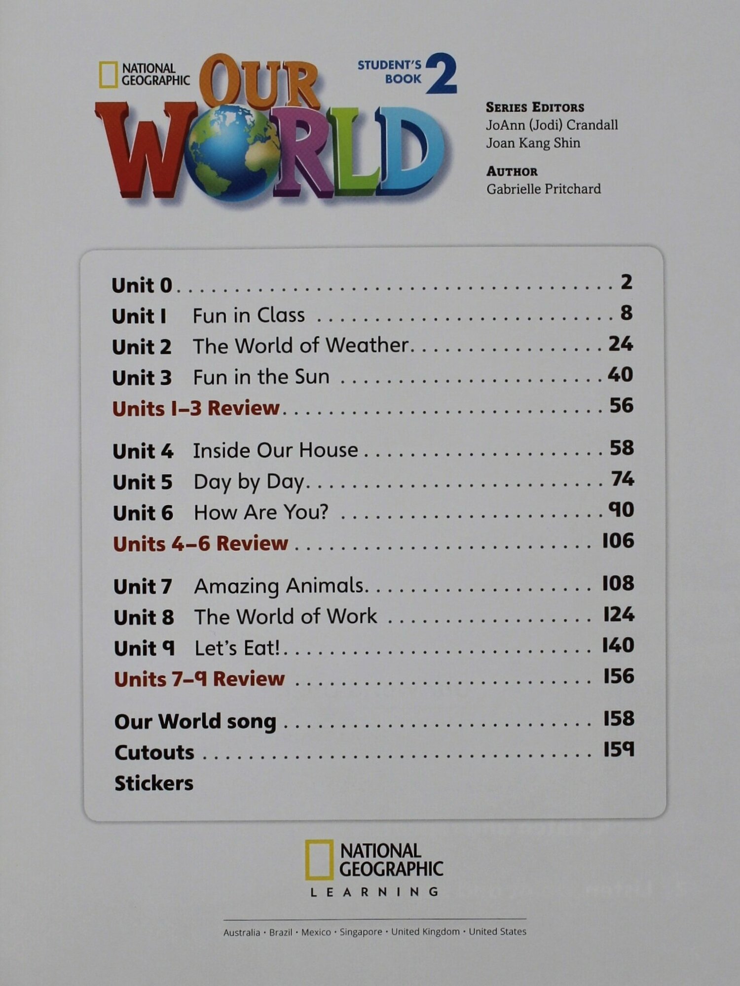 Pritchard G., Dr. Joan Kang Shin "Our World 2 Student's Book with CD-ROM: British English" мелованная - фото №3