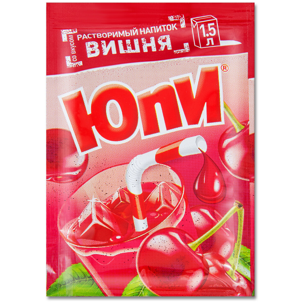 Растворимый напиток YUPI (Юпи) Вишня, 24 шт. — фото 1