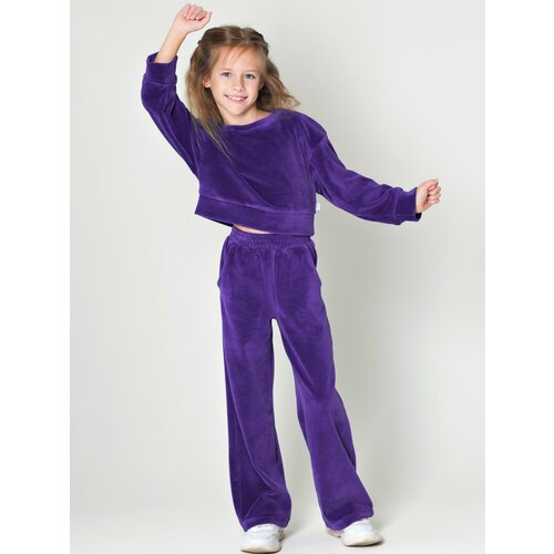 Комплект одежды FUN.TUSA, размер 134-140, фиолетовый