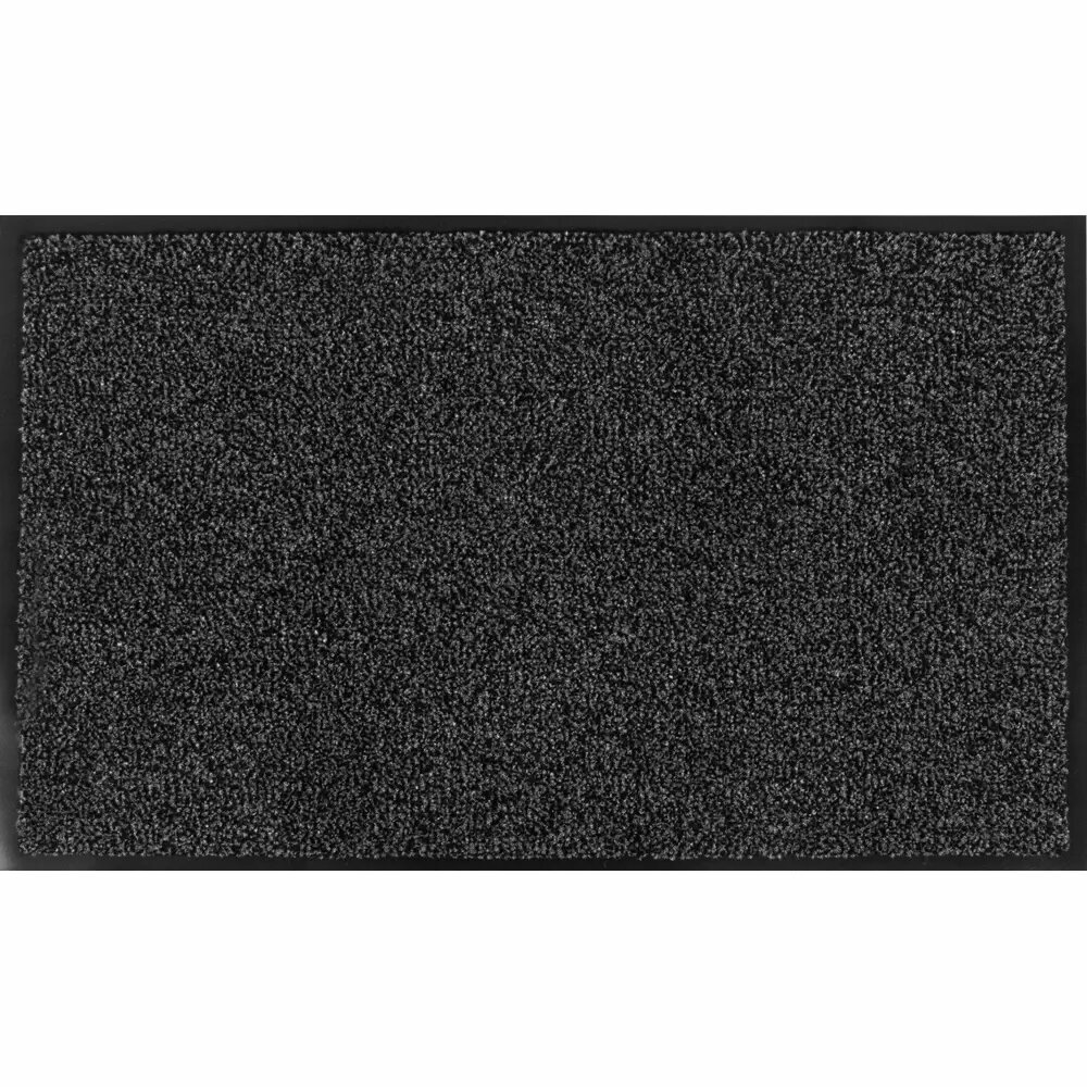 Коврик Gabriel 45x75 см, полипропилен на ПВХ, цвет тёмно-серый INSPIRE - фото №6