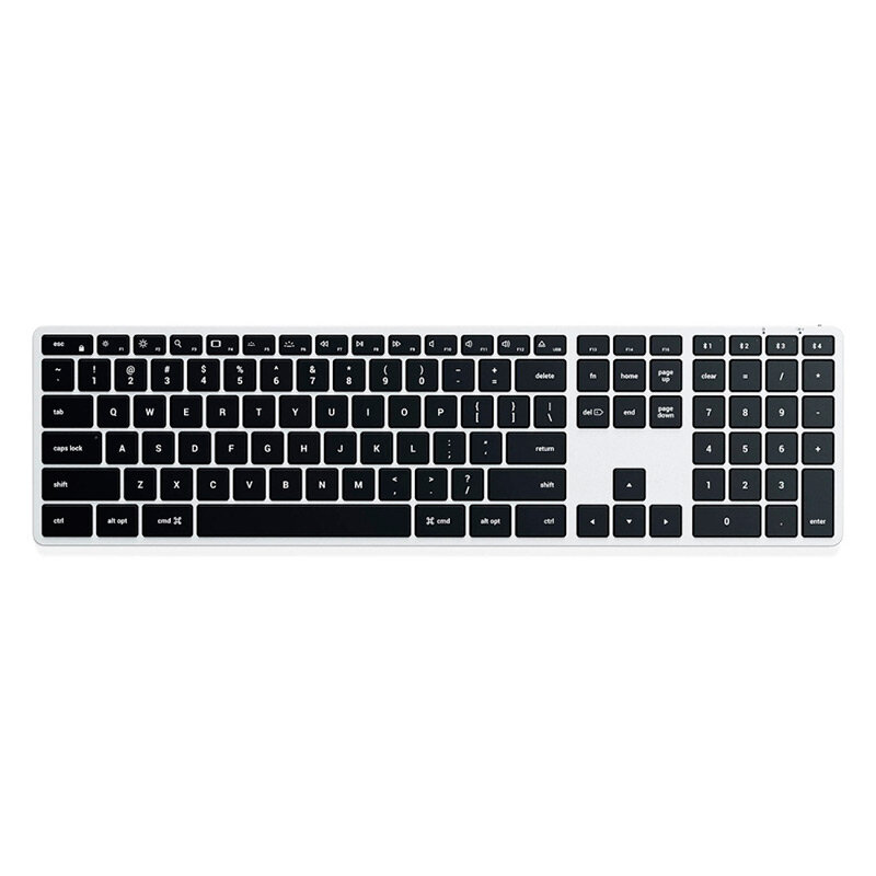 Беспроводная клавиатура Satechi Slim X3 Bluetooth Keyboard-RU. Цвет: Серебристый