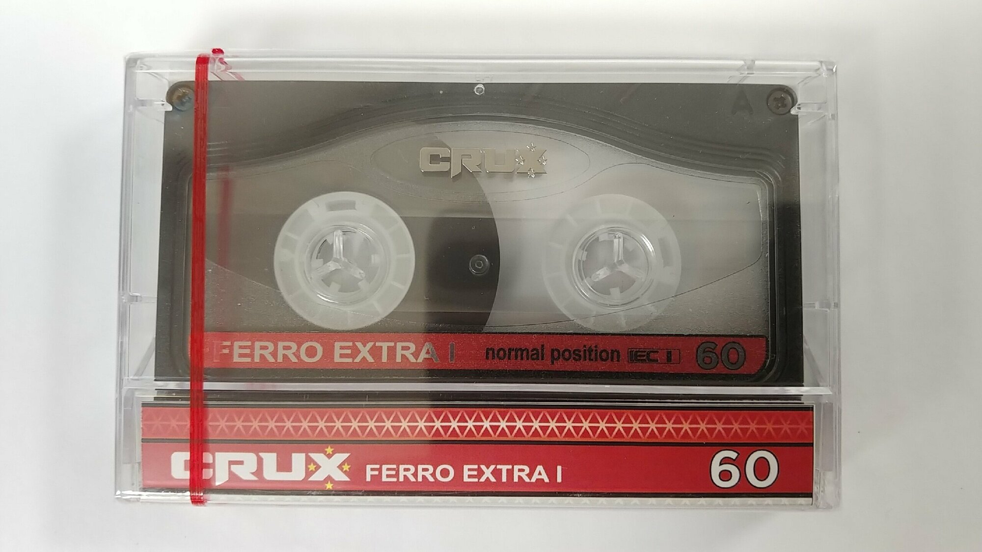 Аудиокассета новая запечатанная Crux Ferro Extra I 60 min (Red)