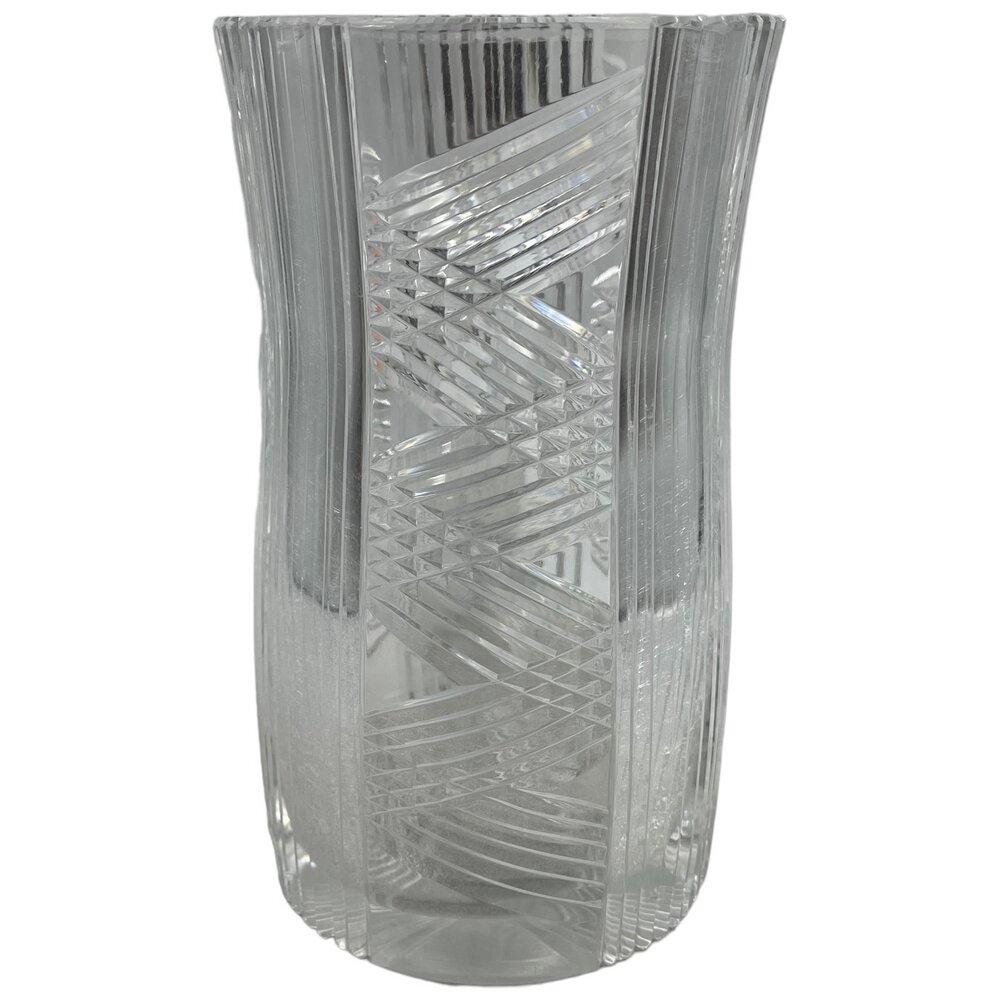 фото Ваза "Брутальная", алмазная грань, 1970-1980 гг, Киевский завод художественного стекла, СССР