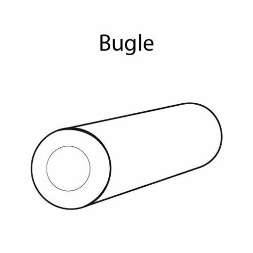 Бисер Япония 'TOHO' BUGLE №3 9 мм 5 г цвет №0033 св. синий