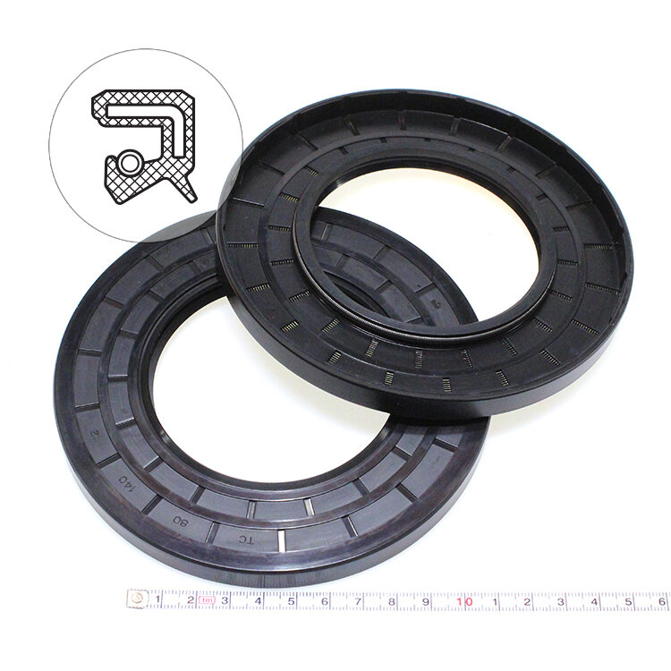 Манжета армированная (Сальник) 80х140х12 (тип 2 / TC) 70NBR