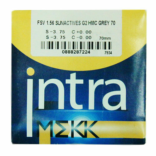 Очковая линза фотохром INTRA MEKK FSV 1.56 SUNACTIVES G2 HMC GREY -4.00