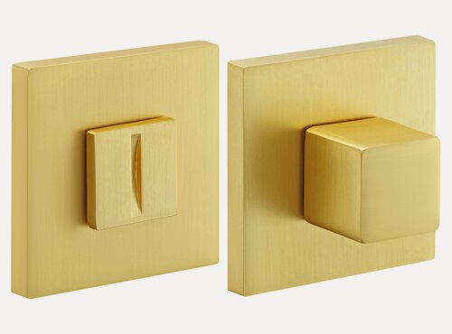 Изображение товара Завертка дверная Morelli, фиксатор для межкомнатных дверей, защелок, замков, задвижек MH-WC-S6 MSG, матовое сатинированное золото