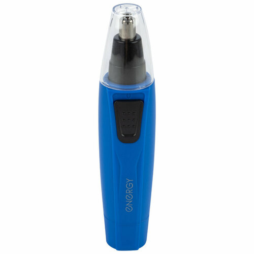 Триммер для носа и ушей прорезиненное покрытие корпуса Soft Touch питание от батарейки 1АА цвет синий 26500₽