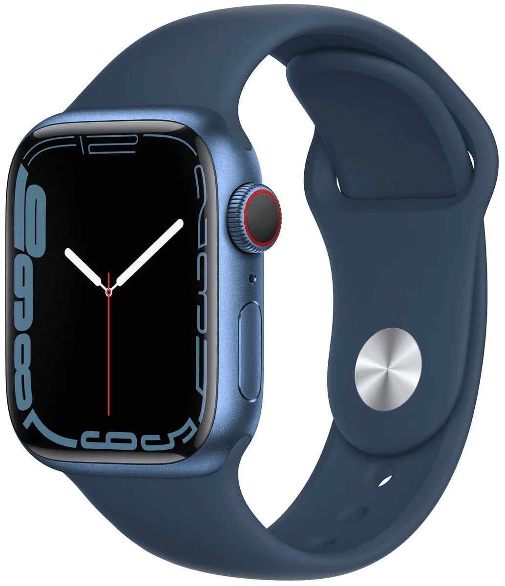 Умные часы Apple Watch Series 7 45 мм Aluminium Case, синий омут, Global