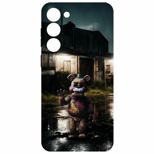 Чехол-накладка Krutoff Soft Case фнаф (FNAF) - Фредди под дождем для Samsung Galaxy S23+ черный чехол накладка krutoff soft case фнаф fnaf фредди под дождем для itel s23 черный